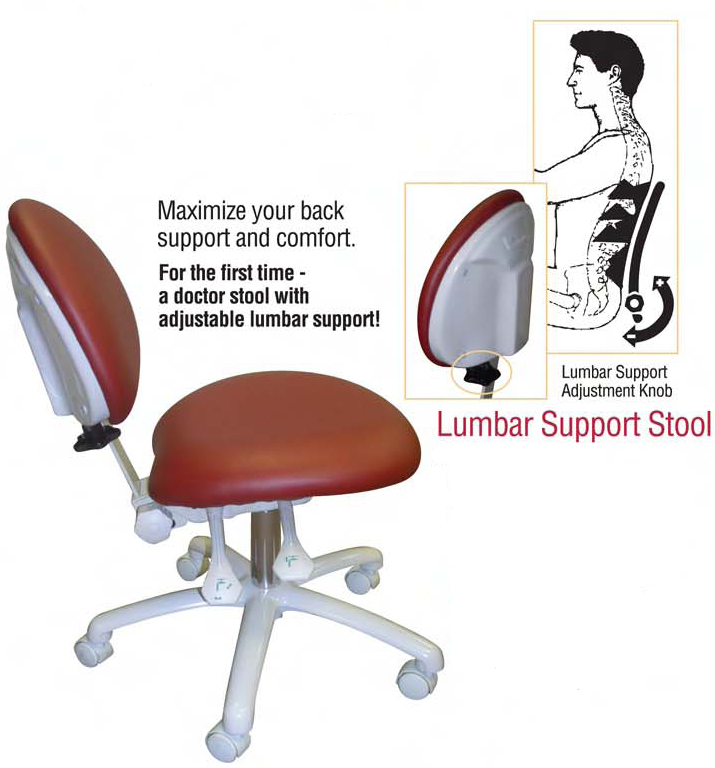 Model 2250 Lumbar support stool
